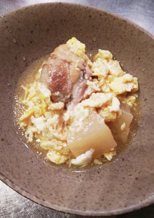リメイク！鶏の旨しお煮→大根入り親子煮-レシピのメイン写真