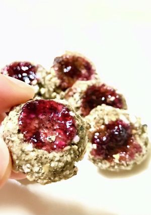 オートミール*黒ごまジャムクッキー-レシピのメイン写真