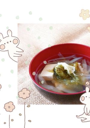 昆布とまぐろの優しいお出汁＆お吸い物-レシピのメイン写真