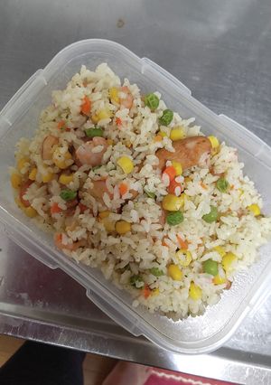 フライパンでピラフ-レシピのメイン写真