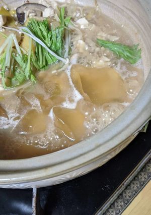 グツグツお鍋で美味しい焼愛玉子-レシピのメイン写真