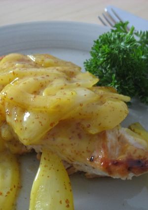 簡単☆鶏むね肉のハニーマスタードソテー-レシピのメイン写真