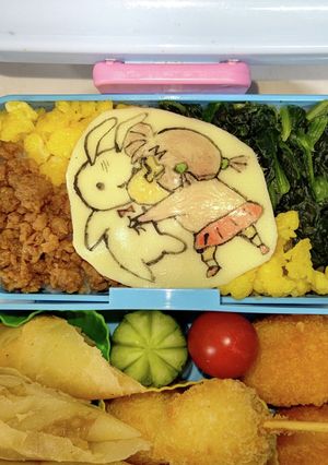 ネネちゃん&なぐられうさぎ弁当~♪-レシピのメイン写真