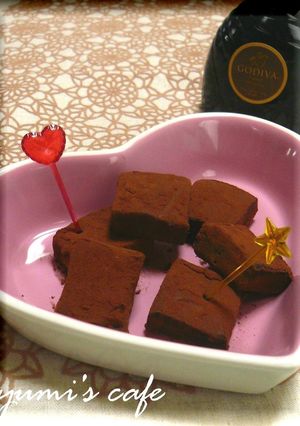 ちょこっと大人の生チョコ♡カフェモカ-レシピのメイン写真
