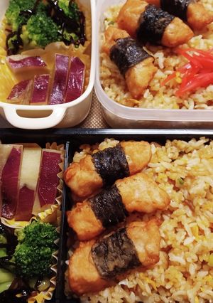 高校生息子、旦那弁当(9/8)-レシピのメイン写真