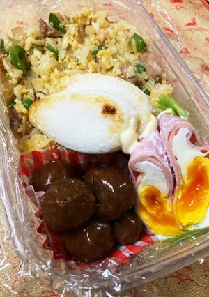 2022/9/8 チャーハン弁当-レシピのメイン写真