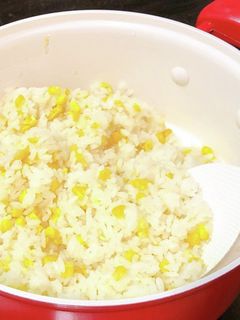 とうもろこしご飯*BRUNO電気鍋で!-レシピのメイン写真