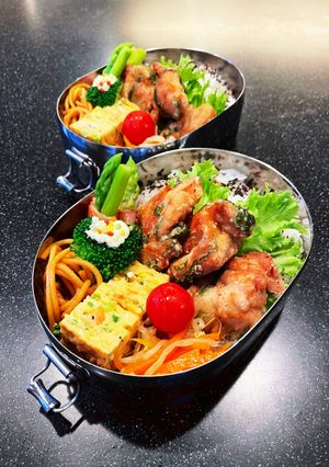 高校生弁当　2022 9月8 しそ唐揚げ-レシピのメイン写真