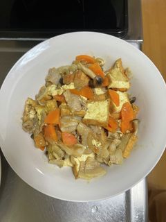 カレー粉消費!厚揚げのカレー煮-レシピのメイン写真