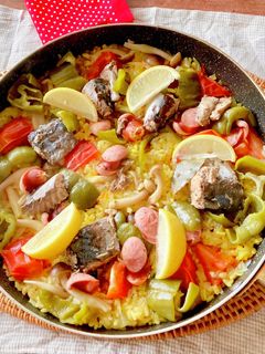 フライパン使用・鯖缶パエリア♫-レシピのメイン写真