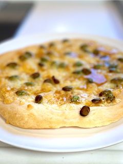 枝豆のハニーチーズ ピザ-レシピのメイン写真