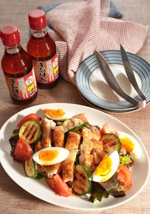 グリルチキンサラダ-レシピのメイン写真