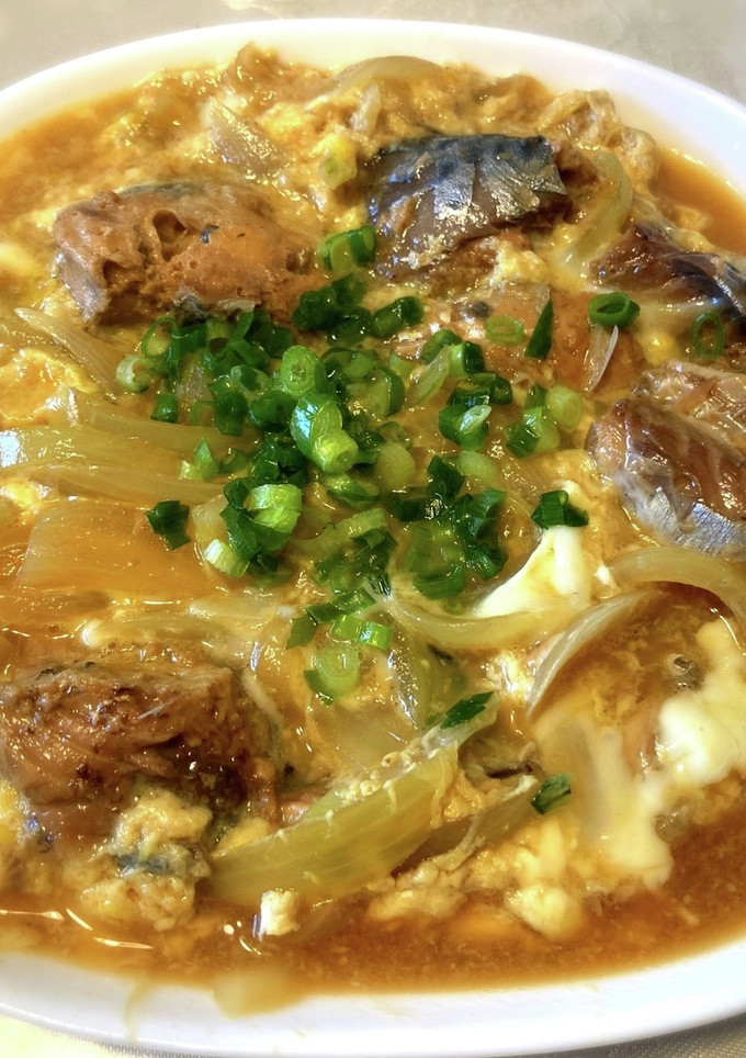 素材を活かす♡鯖缶と玉ねぎの卵とじ-レシピのメイン写真