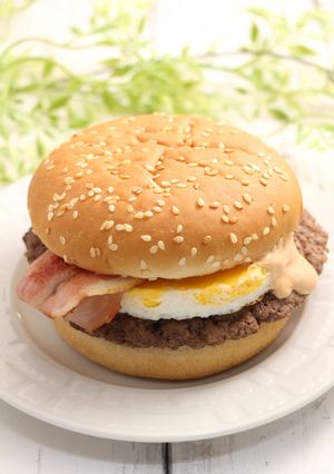 再現!マクドナルド月見バーガー-レシピのメイン写真