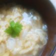 朝はほっこり♪(*^^*)たまご雑炊