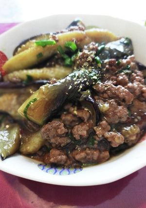 ナスと挽き肉のトロトロ丼-レシピのメイン写真