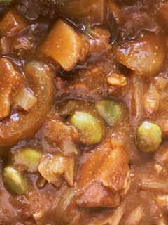 冷凍枝豆消費カレー-レシピのメイン写真