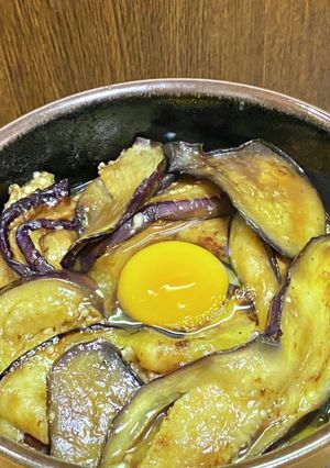 トロトロ茄子と玉＆チーズうどん-レシピのメイン写真