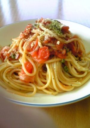シンプルトマトパスタ-レシピのメイン写真