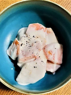 柿のヨーグルト和え-レシピのメイン写真