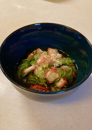 蛸と胡瓜の酢の物-レシピのメイン写真