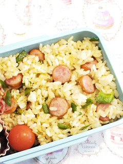 冷凍ご飯活用☆ピーマンソーセージの焼き飯-レシピのメイン写真