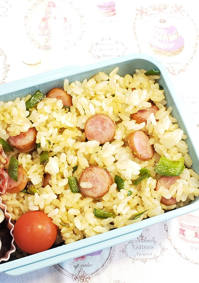 冷凍ご飯活用☆ピーマンソーセージの焼き飯-レシピのメイン写真