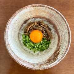 รูปของ 手作りなめ茸と叩ききゅうりのお素麺