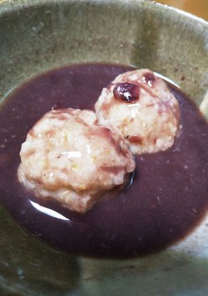 オーツ麦（オートミール）のぜんざい-レシピのメイン写真