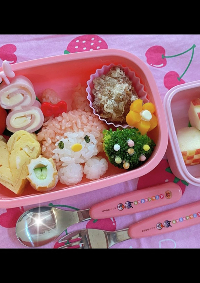 マイメロちゃん弁当-レシピのメイン写真