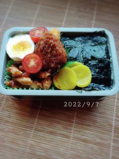 息子弁当 9/8-レシピのメイン写真
