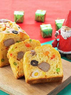 イシイのミートボールのケークサレ-レシピのメイン写真