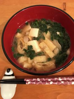 モロヘイヤ入りお味噌汁-レシピのメイン写真