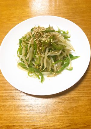 もやしは便利❤️無限もやし&ピーマン-レシピのメイン写真