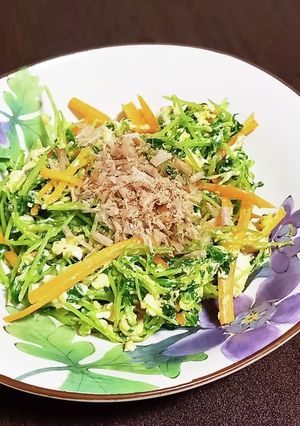 しっかり野菜を!豆苗の炒め物-レシピのメイン写真