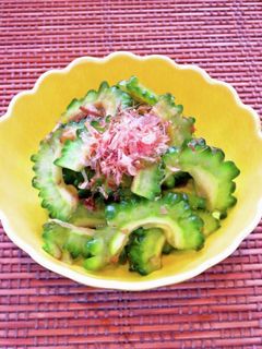 😊レンジで簡単♪ゴーヤのおかかポン酢和え-レシピのメイン写真