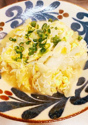 簡単!白菜としらすの卵とじ☆らくうま♪-レシピのメイン写真