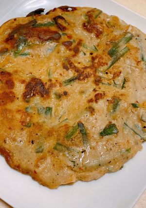 【混ぜて焼くだけ】そば粉と豆腐のチジミ-レシピのメイン写真