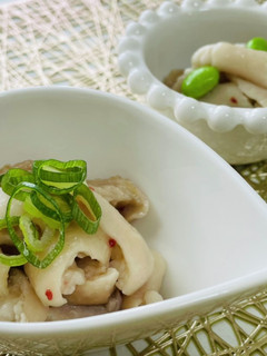 *簡単一品*ぷるぷる鶏皮の梅昆布風味-レシピのメイン写真