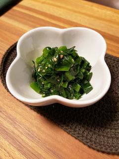 つるむらさきのごま和え-レシピのメイン写真