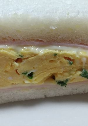 オムレツハムチーズサンド-レシピのメイン写真