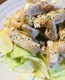 パスタの茹で汁活用●塩茹でチキン