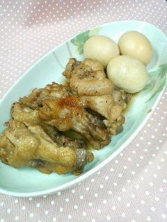☆手羽元のはちみつとお酢で旨コク煮☆-レシピのメイン写真