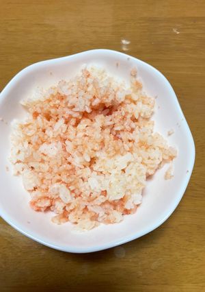 レンジで1分♪明太バターごはん♡-レシピのメイン写真