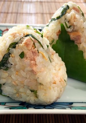 ツナと大葉の簡単おにぎり-レシピのメイン写真