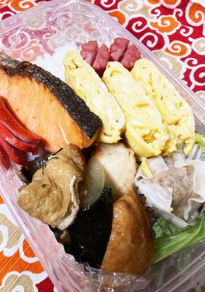 2022/9/9 シャケ弁当-レシピのメイン写真
