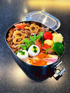 高校生弁当 2022 9月9 時雨煮弁当-レシピのメイン写真