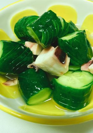 きゅうりとイカの酢の物-レシピのメイン写真