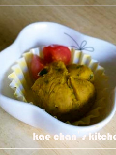 皮丸ごと!お弁当に冷凍かぼちゃの茶巾-レシピのメイン写真