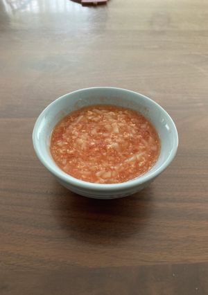 【離乳食中期】トマトチキンうどん-レシピのメイン写真
